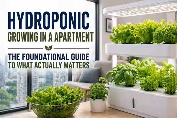Hydroponic growing in a Bangkok apartment: the foundational guide to what actually matters