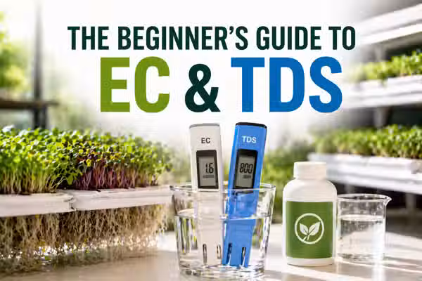 The beginner's guide to EC and TDS: what they measure, why they differ, and what to target