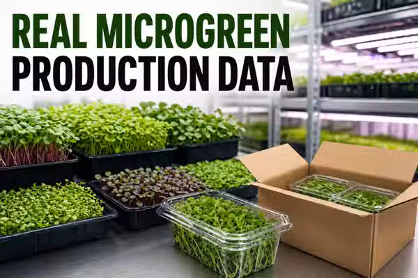 Running a microgreen business in Bangkok: cost, sales channels, and logistics from real production data