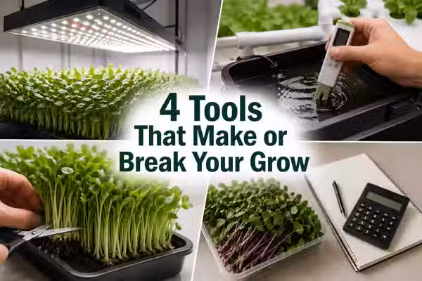 Plant Mood grow tools: the four decisions that determine whether your microgreen or hydroponic operation works