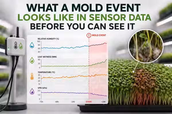 What nutrient lockout looks like in sensor data before the plant shows visual symptoms
